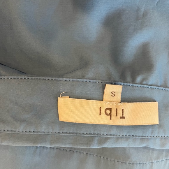 2022 spring Tibi Eco Poplin Rolled Sleeve Shirt Dress - Picture 10 of 10